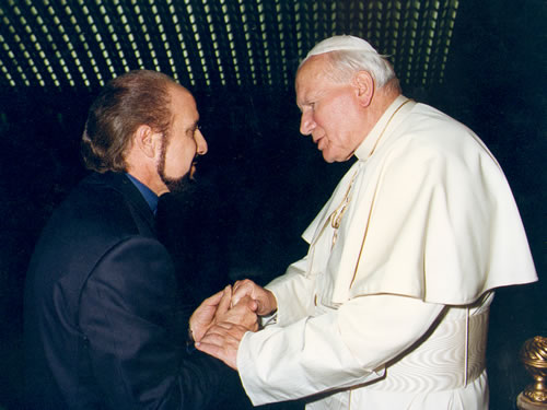 marcell Marrocchi con Paolo Giovanni II